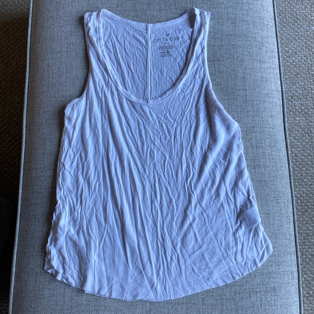 American Eagle White Tank
